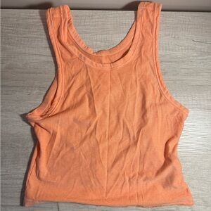 FP Movement by Free People Orange Crop Tank Top